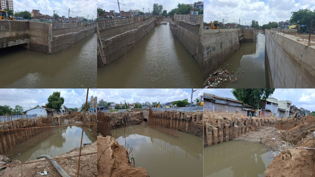 Omnagar-Chamanpura Underpass May Miss September 30 Deadline Amid Slow Work, Waterlogging