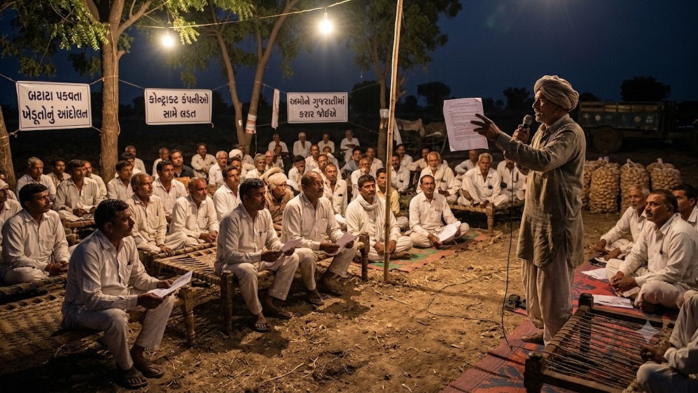 North Gujarat Potato Growers Raise Voice Against Contract Companies, Plan Agitation