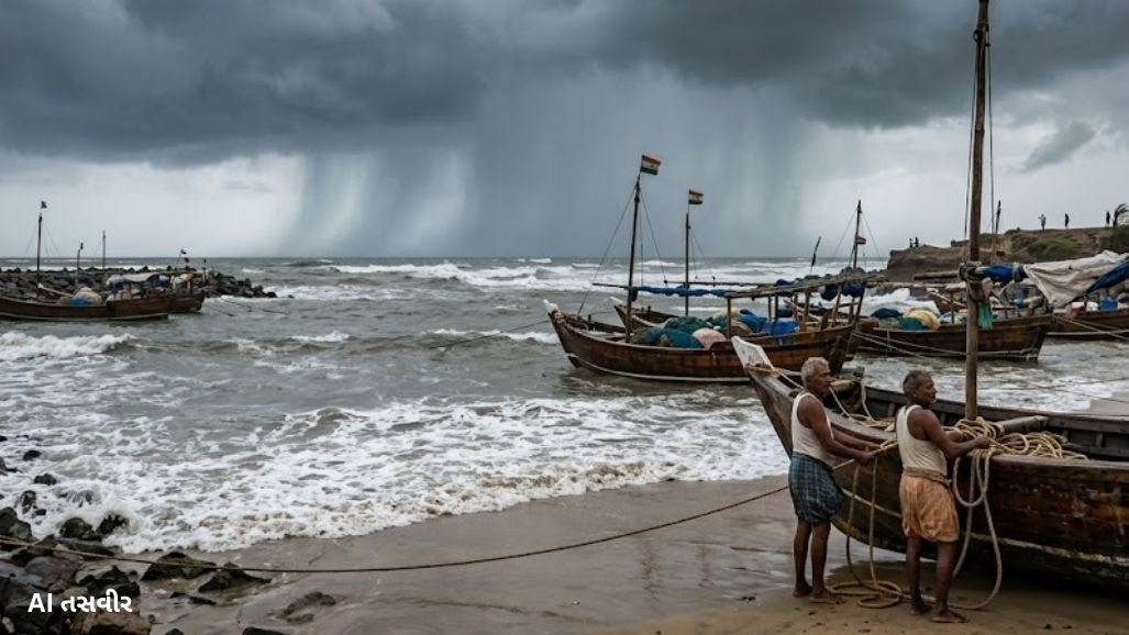 ગુજરાતમાં આગામી 7 દિવસ હળવાથી મધ્યમ વરસાદની આગાહી, ભારે પવનની શક્યતાને પગલે માછીમારોને ઍલર્ટ કરાયા