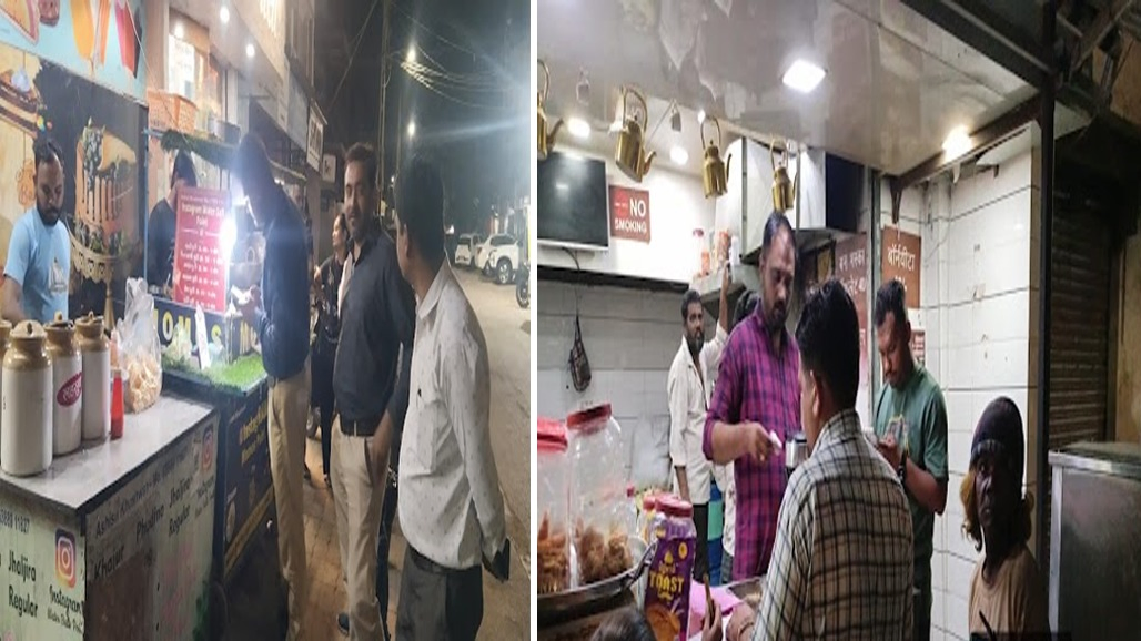જામનગરના કોમર્શિયલ વિસ્તારોમાં પાલિકાની નાઇટ ડ્રાઇવ : ડસ્ટબિન ન રાખનારા, ન્યૂસન્સ કરનારા એકમો સામે કાર્યવાહી