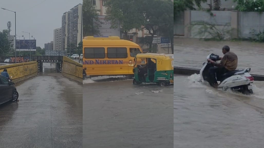 અમદાવાદમાં ધોધમાર વરસાદ: 5 અંડરપાસ બંધ