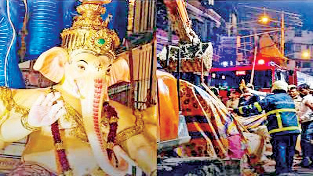 ગણપતિ બાપાની મૂર્તિ બનાવવામાં પણ બેદરકારી!
