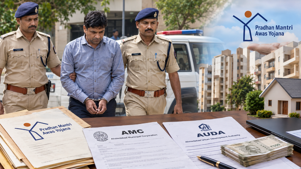 Ahmedabad Fraudster Arrested for Duping House Seekers with Fake Pradhan Mantri Awas Yojana Possession Papers