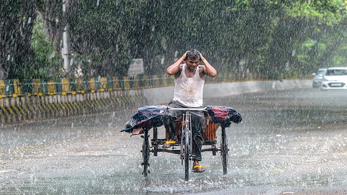 18 રાજ્યોમાં ભારે વરસાદની ચેતવણી