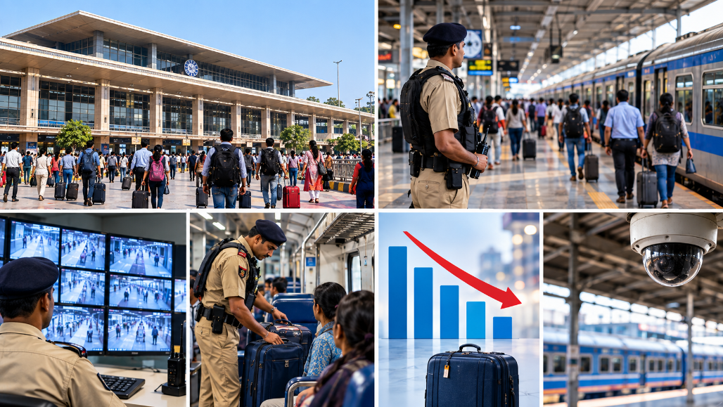 Luggage Theft Cases At Ahmedabad Railway Station Fall 73% In Four Years; 100 Reported In 2026