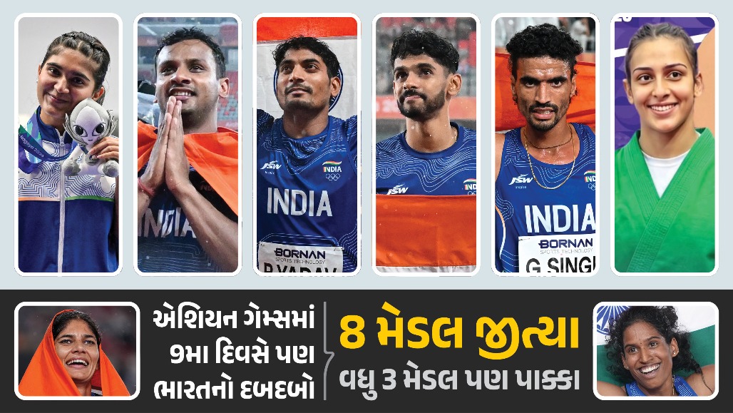 Asian Games 2026 : ભારતે એક જ દિવસમાં જીત્યા 8 મેડલ, એશિયન ગેમ્સમાં કુલ મેડલ 45 થયા; 3 વધુ મેડલ પણ પાકા, જુઓ લિસ્ટ