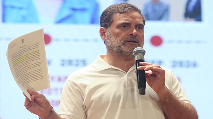 'જ્ઞાનેશ કુમારને ચૂંટણીમાં મેચ ફિક્સિંગની જવાબદારી સોંપાઈ', રાહુલ ગાંધીનો કેન્દ્ર સરકાર પર મોટો પ્રહાર