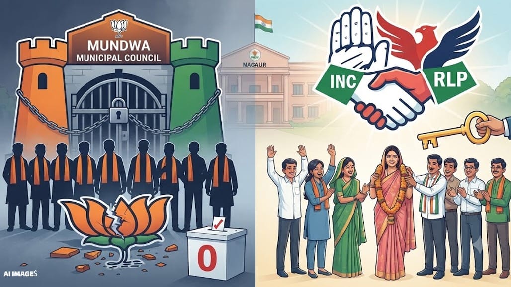 રાજસ્થાનમાં ભાજપનો મોટો ફ્લોપ શો: તમામ કાઉન્સિલરોએ કર્યું ક્રોસ વોટિંગ