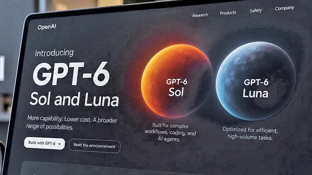 OpenAI એ GPT-6 Sol અને Luna લોન્ચ કર્યા