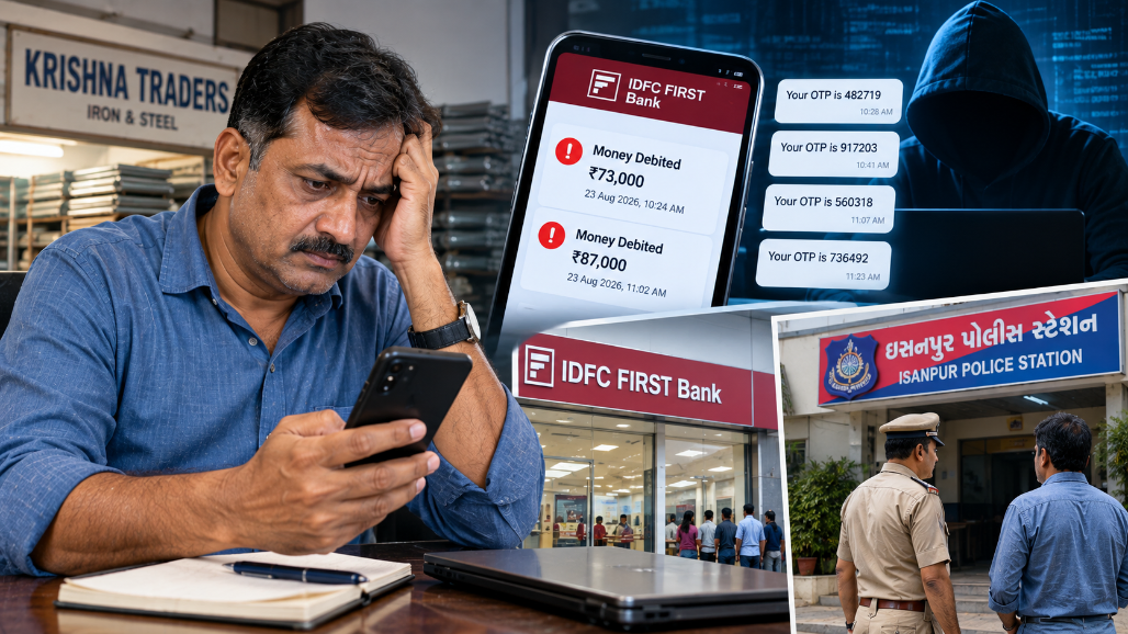 Ahmedabad Trader Loses ₹1.60 Lakh After Mobile Phone Is Allegedly Hacked