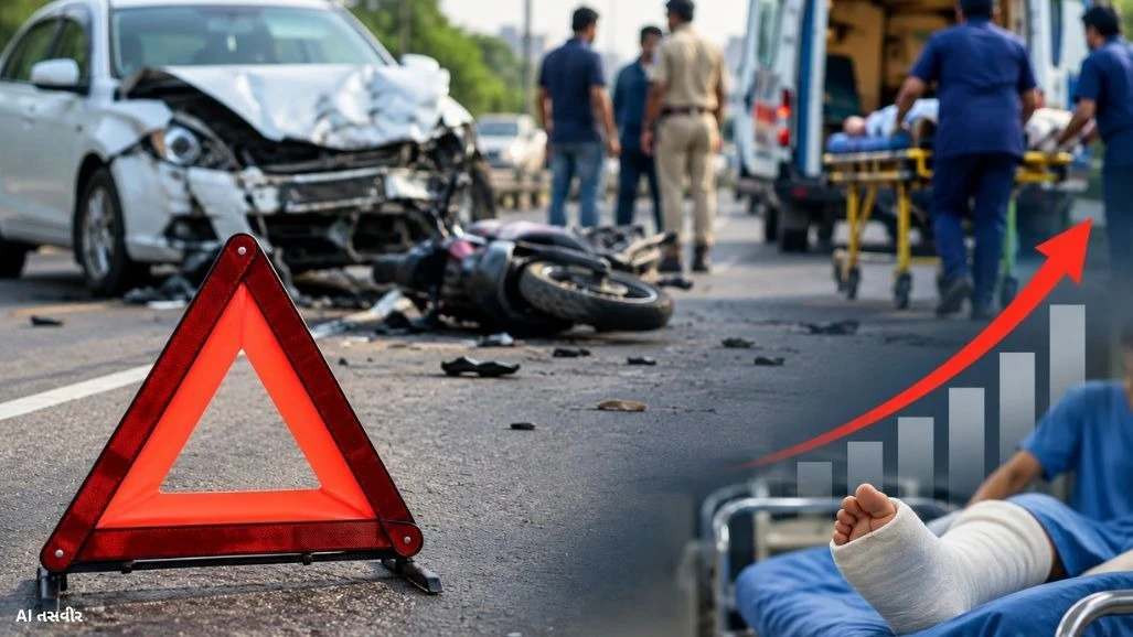 Road Carnage In Gujarat: Accident Injuries Surge 27% As Over 600 Victims Require Emergency Care Daily