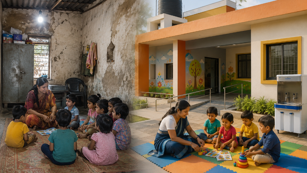 Over 60% of Ahmedabad Anganwadis Run From Rented Premises Despite ₹18,000 Crore Civic Budget