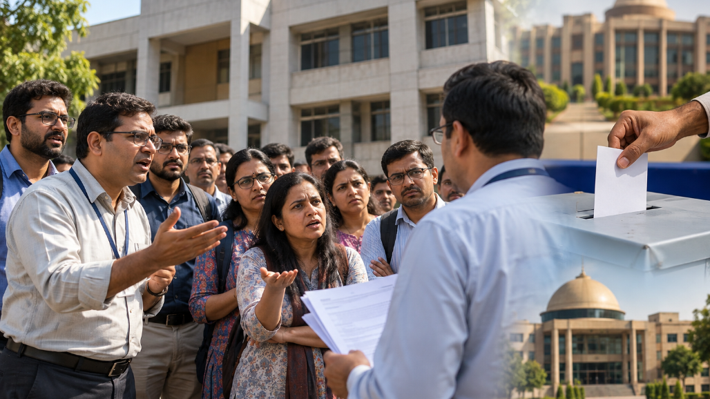 Ahmedabad College Professors Oppose Repeat Election Duty For Gandhinagar Civic Polls