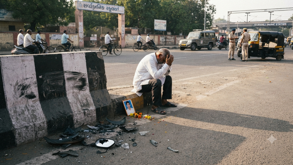 15-Year-Old Riding Activa Crashes Into Divider in Sarkhej, 16-Year-Old Pillion Rider Dies After 3 Days