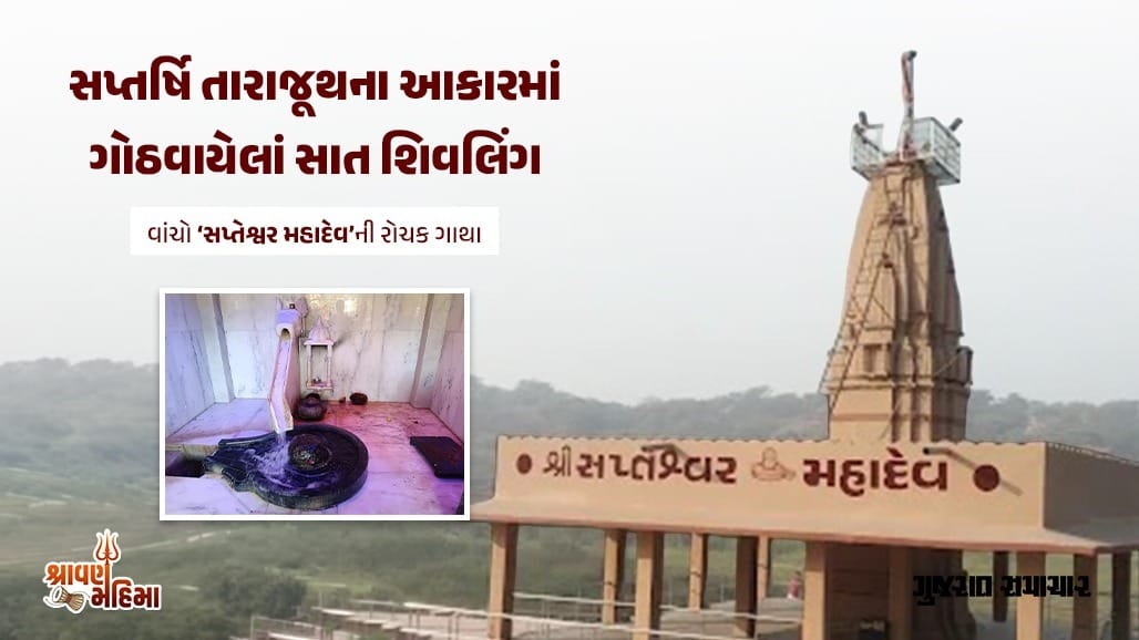 સપ્તર્ષિએ સ્થાપિત સાત શિવલિંગ: ‘સપ્તેશ્વર મહાદેવ’ ખાતે અવિરત જળાભિષેક, રોચક ઇતિહાસ