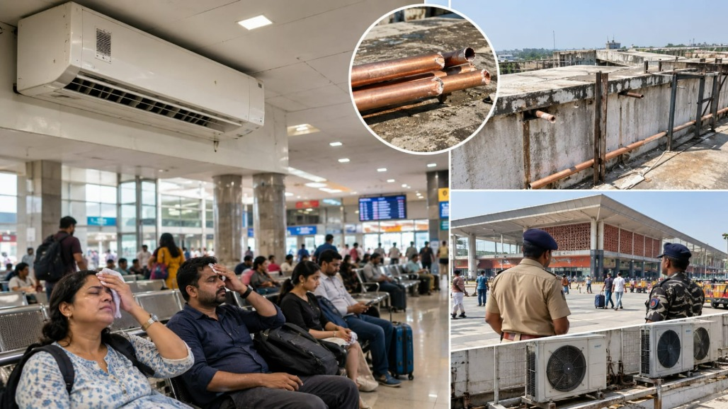 Copper Pipe Theft Shuts ACs At Sabarmati Terminal For 4-5 Days, Passengers Left Sweating