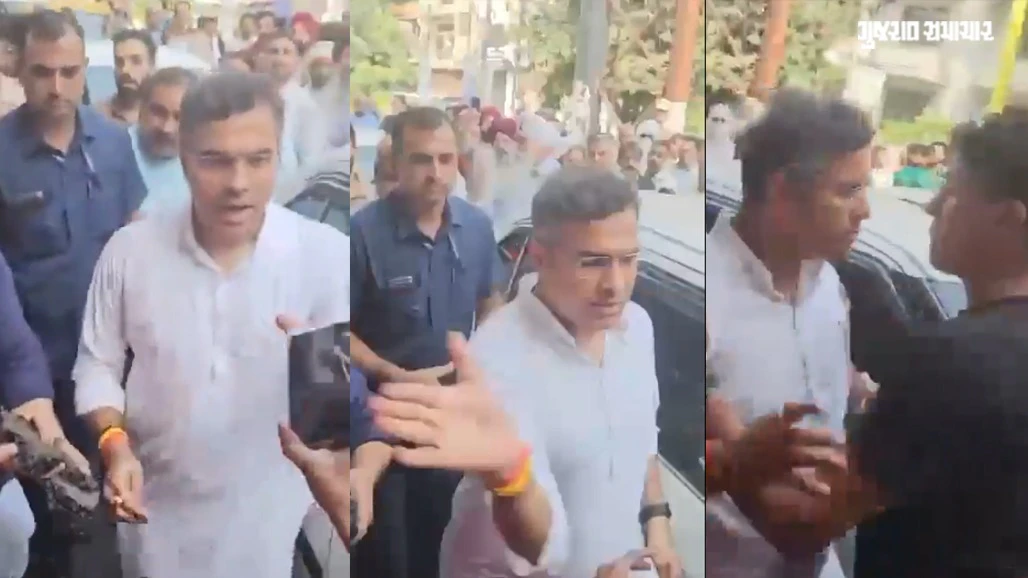 Delhi PWD Minister Parvesh Verma Slaps Youth During Tilak Nagar Road Inspection, Sparks Political Row