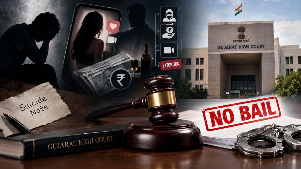 Gujarat HC Denies Bail In Suicide Case, Raises Concern Over ‘Growing Culture Of Violence, Extortion And Honey Traps’