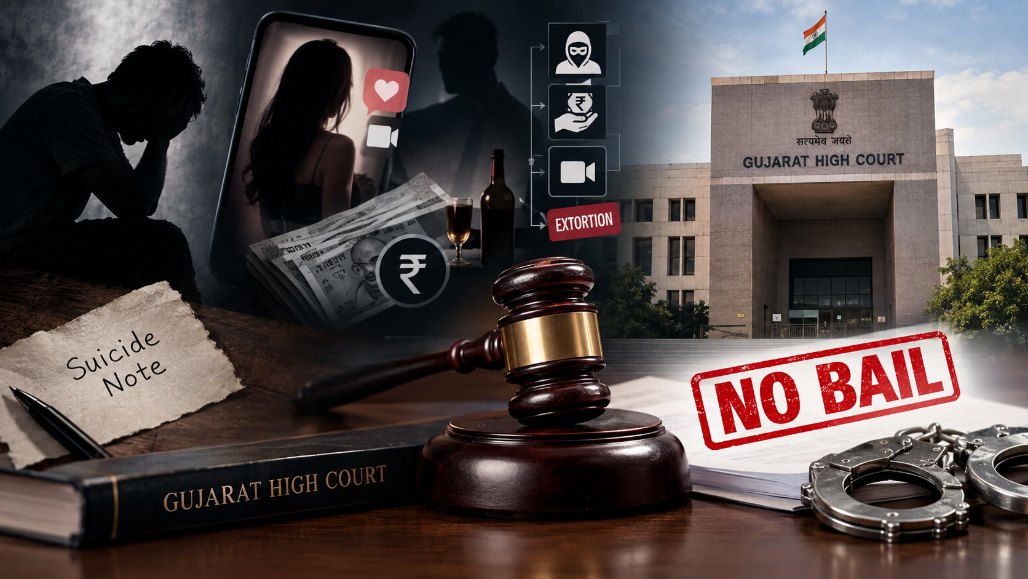 Gujarat HC Denies Bail In Suicide Case, Raises Concern Over ‘Growing Culture Of Violence, Extortion And Honey Traps’