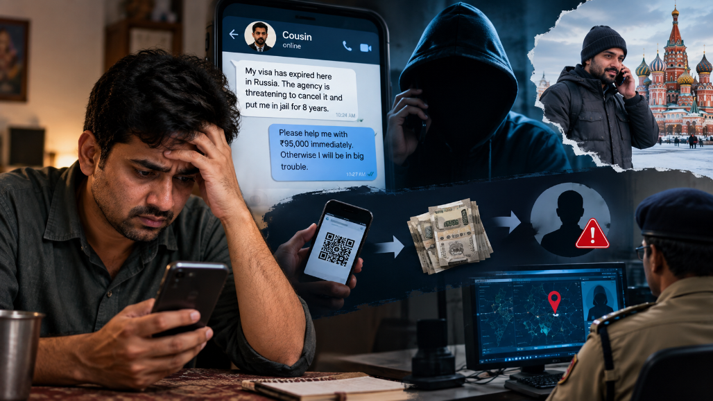 Cyber Fraudsters Dupe Daskroi Resident of ₹2.65 Lakh Using Fake Russia Visa Threat