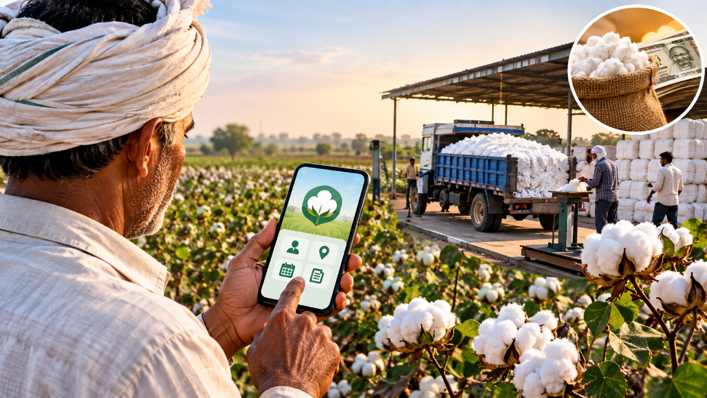Gujarat Cotton Farmers Asked To Register On ‘Kapas Kisan’ App For MSP Procurement