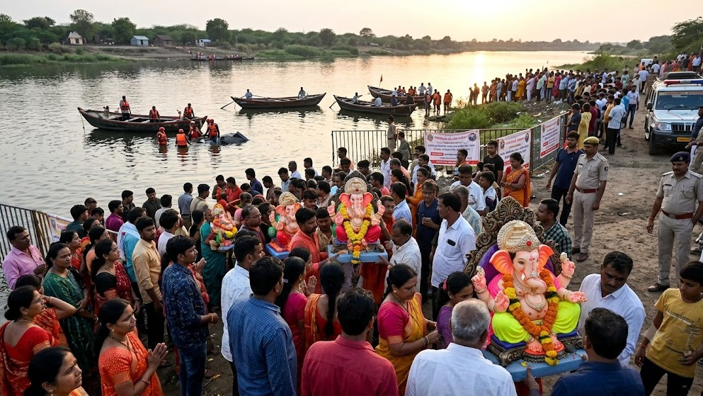 10 People Drown During Ganesh Immersion In Gujarat; Deaths Reported In Surat, Dholka And Morbi