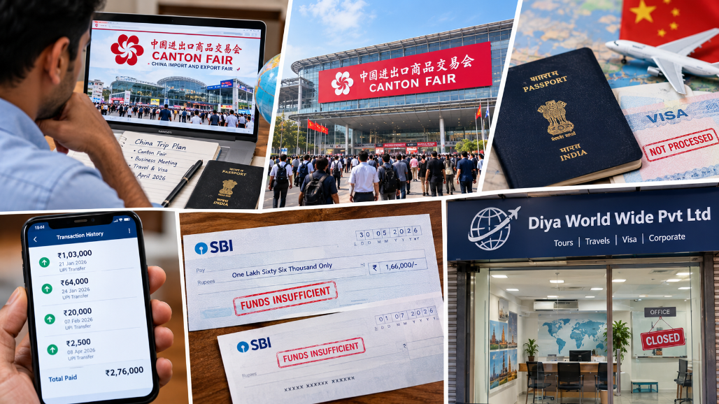 Ahmedabad Businessman Alleges ₹2.76 Lakh Fraud Over China Trade Fair Tour Package
