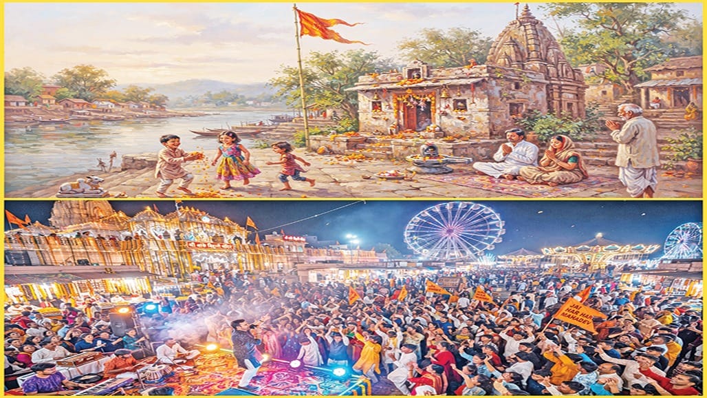 ધર્મનું પરિવર્તન: ભક્તિથી મનોરંજન તરફ યાત્રા
