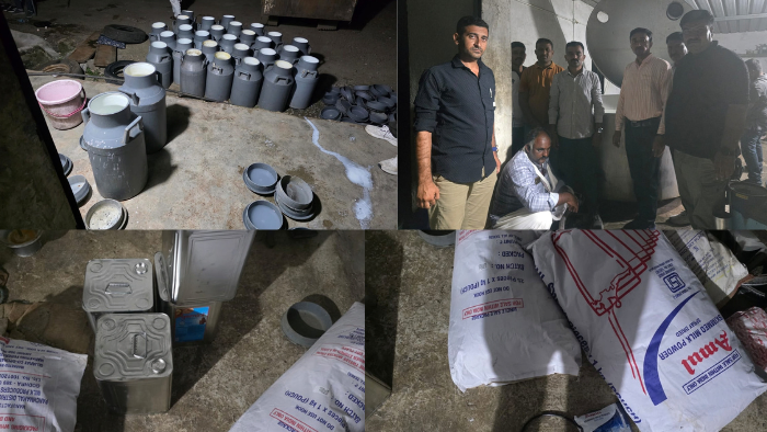 SOG Raids Kalavad House, Seizes 1,200 Litres Of Suspected Adulterated Milk
