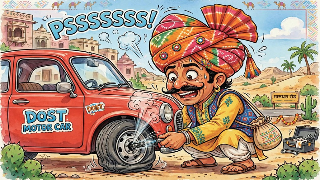 હરિનો મારગ છે શૂરાનો, નહીં 'ટાયર'નું કામ જોને
