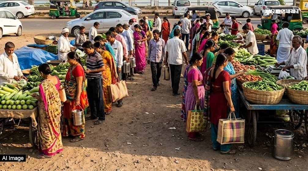 દહેગામમાં 'ખેડૂત ગ્રાહક બજાર' ઊભું કરાતા વચેટીયાઓની નફાખોરી ખુલ્લી પડી