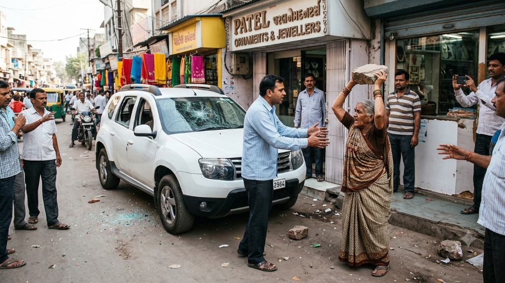 Angry Over Broken TV, 68-Year-Old Ahmedabad Woman Smashes Neighbour’s SUV