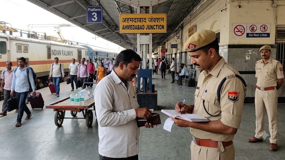 RPF Gets Power to Collect On-the-Spot Fines for 8 Railway Offences; ₹12.11 Lakh Recovered in Ahmedabad