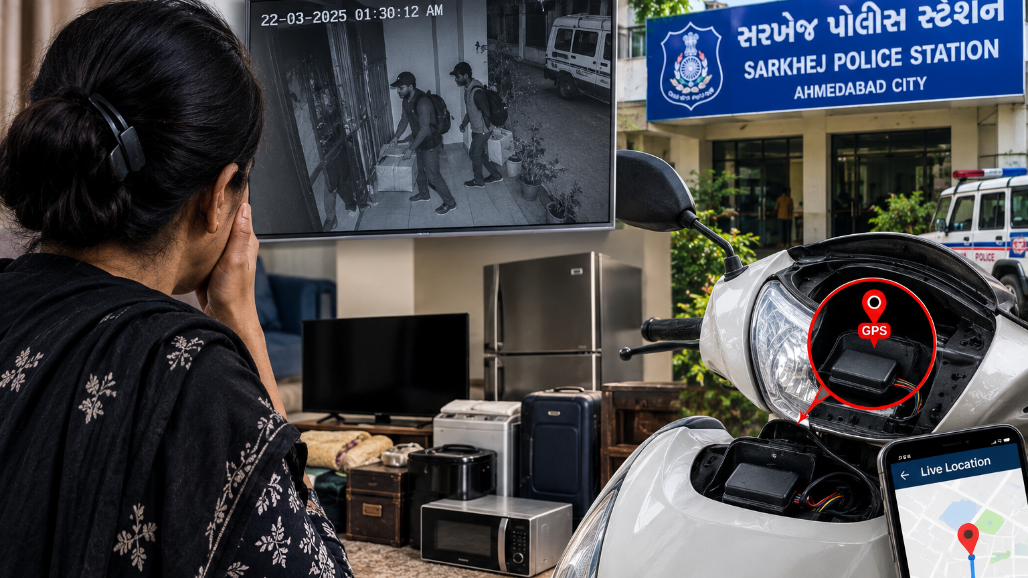 Estranged Husband Allegedly Steals Household Goods, Installs GPS Tracker On Woman’s Scooter In Ahmedabad
