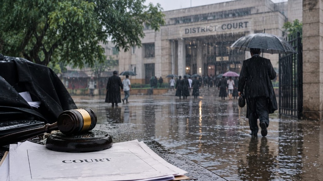 Ahmedabad Courts Resolve Not To Issue Warrants, Notices Amid Heavy Rain