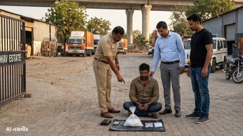 અમદાવાદના ઓઢવમાંથી 160 ગ્રામ MD ડ્રગ્સ સાથે રાજસ્થાની યુવક ઝડપાયો