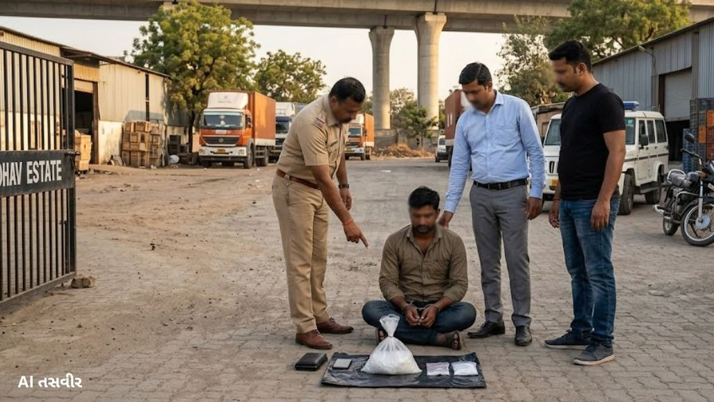 અમદાવાદના ઓઢવમાંથી 160 ગ્રામ MD ડ્રગ્સ સાથે યુવક ઝડપાયો, રાજસ્થાનથી જથ્થો લાવી છૂટક વેચવાનો હતો પ્લાન