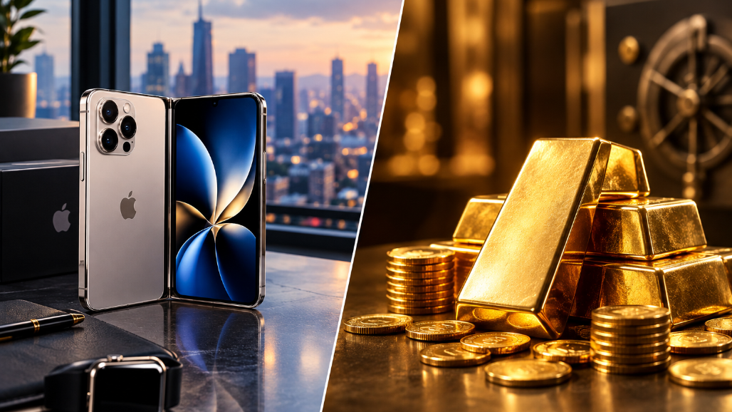 Gold vs. iPhone Duo: Why Gold Makes You Richer, While Apple Only Makes You Feel Richer