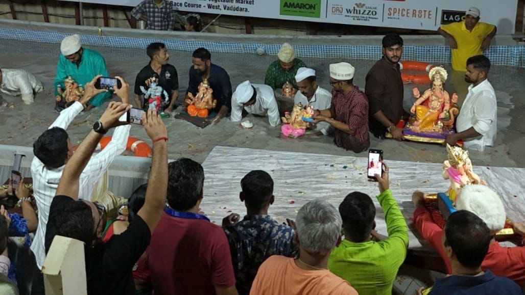 વડોદરામાં ગ્રીન ગણેશોત્સવ
