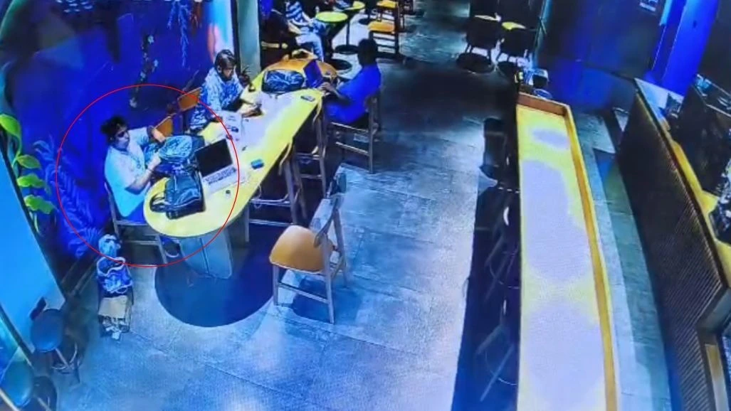 CCTV Captures Woman Stealing Wallet at Ahmedabad Coffee Shop, ₹27,000 Credit Card Purchases Made