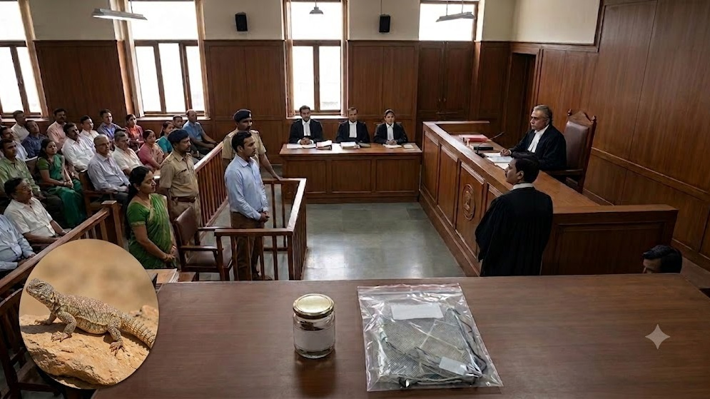 Gujarat HC Grants Bail To Man Accused Of Hunting Spiny-Tailed Lizard