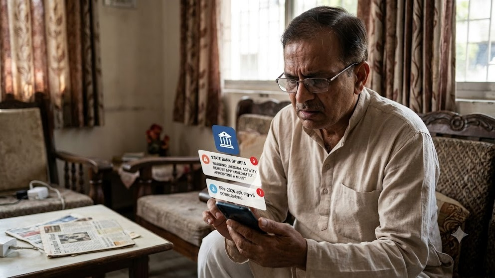 Bapunagar Man Loses ₹89,000 After Malicious APK Gives Hackers Access To Phone