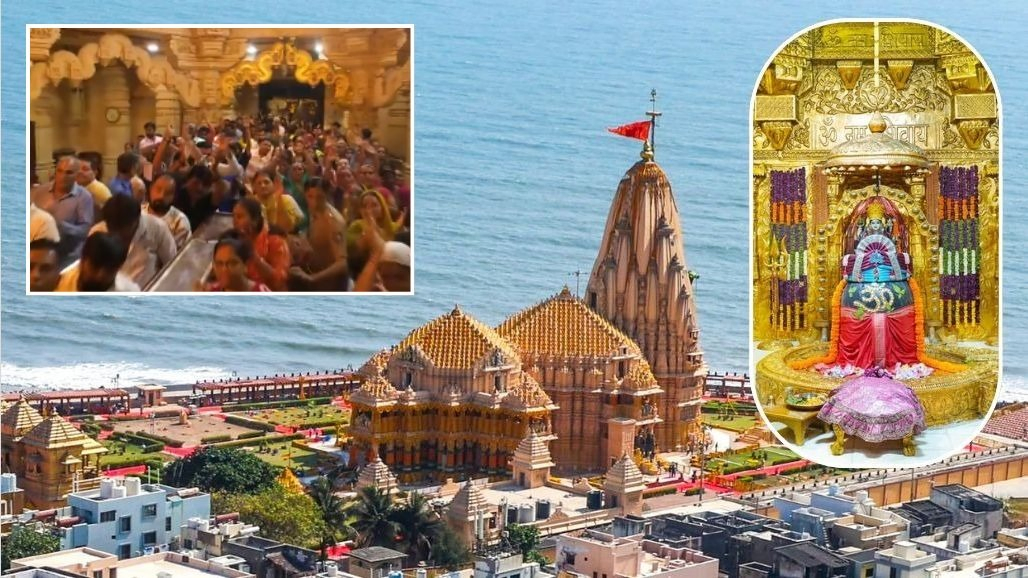 શ્રાવણ માસમાં સોમનાથ ધામમાં ઉમટ્યો આસ્થાનો મહાસાગર: રેકોર્ડબ્રેક 22 લાખથી વધુ ભક્તોએ કર્યા દાદાના દર્શન