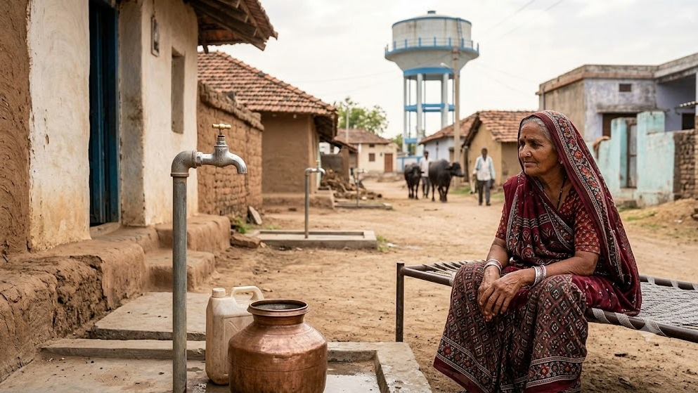 CAG Flags Jal Jeevan Mission Gaps In Gujarat; 24.52 Lakh Rural Households Await Tapwater Connection
