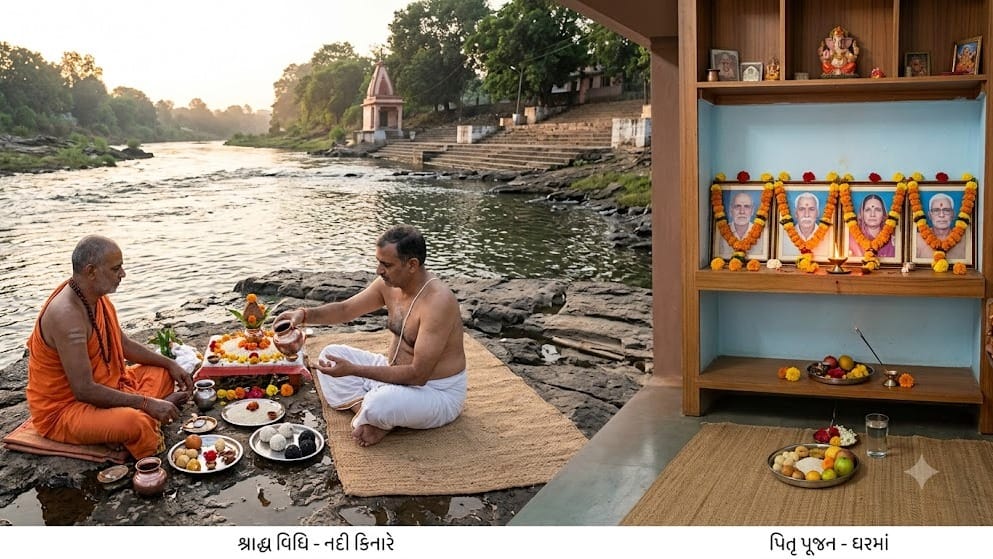 પિતૃ પક્ષમાં પૂર્વજોની તસવીર ક્યાં મૂકવી?