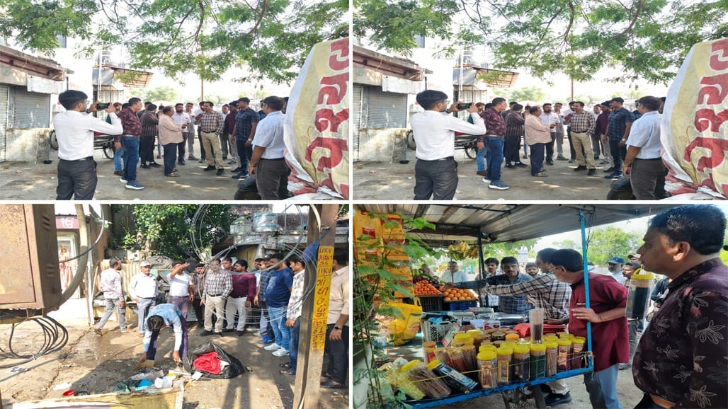 જામનગરના રણજીત સાગર રોડ પર દબાણો હટાવવા મનપા તંત્રની કડક કાર્યવાહી
