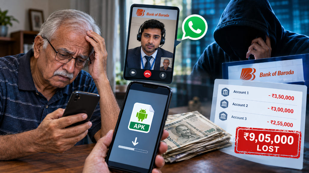 Ahmedabad: Retired Man Loses ₹9.05 Lakh In Pension Card Scam After Fraudster Poses As Bank Employee