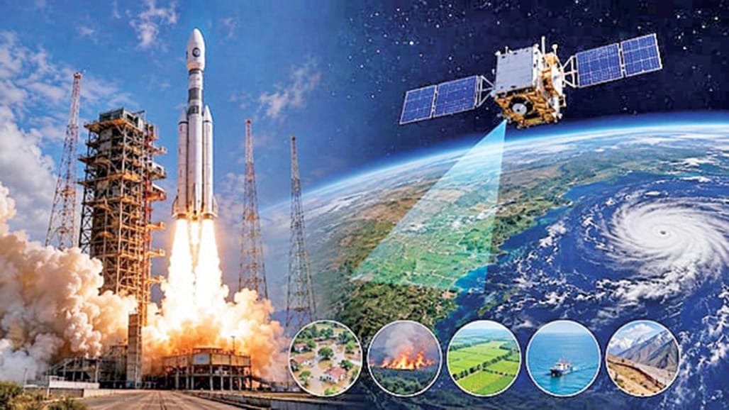 EOS-05: ભારતના પૃથ્વી, જળ, વાયુ ઉપર ઈસરોની નજર
