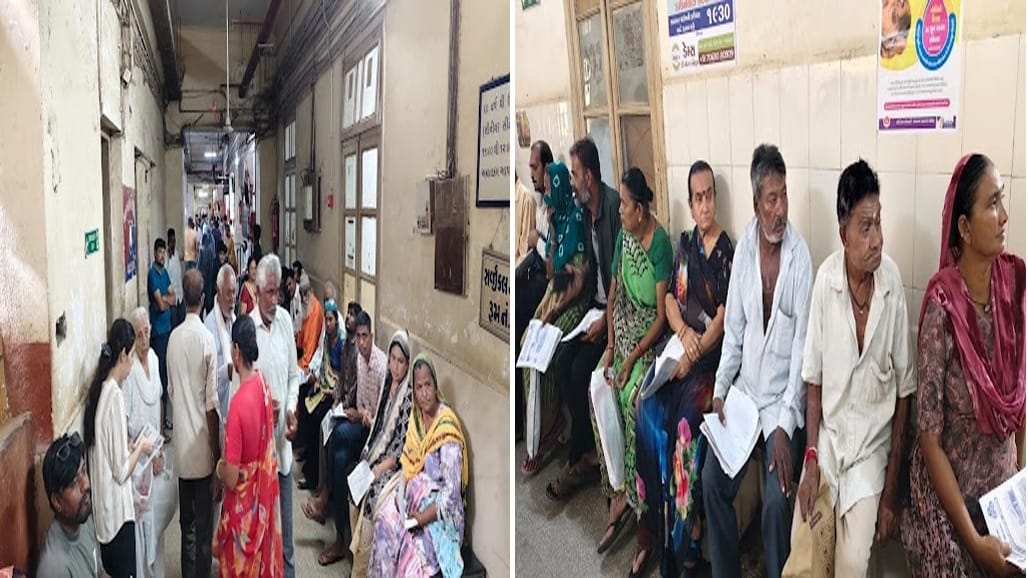 જામનગર જી.જી. હોસ્પિટલમાં તહેવારો બાદ તાવ, શરદી-ઉધરસના દર્દીઓની ભારે ભીડ