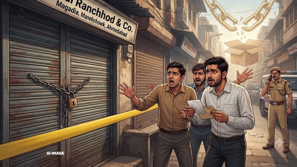 અમદાવાદના માણેકચોકમાંથી મોકલેલા 12 લાખના દાગીનાનાં પાર્સલ ન પહોંચ્યા